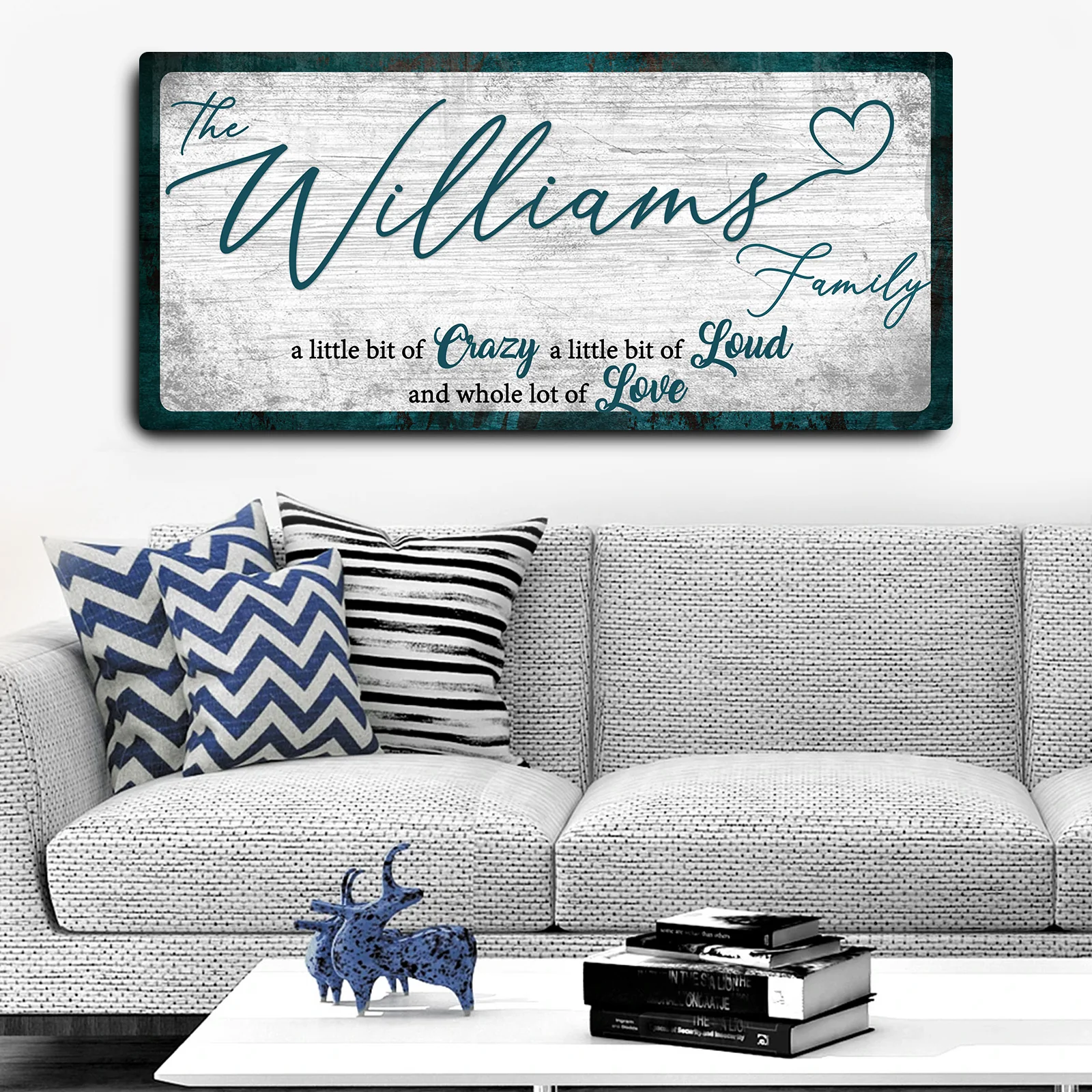 Crazy Lousd Lave Family Name Sign - Image 7